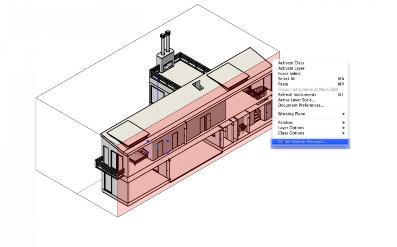 Create Section Viewports from Clip Cube