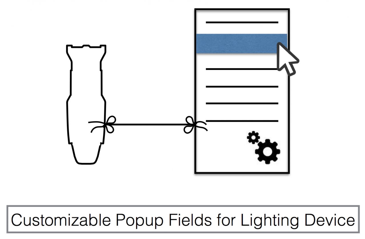Pop-up Parameter Types for Lighting Devices