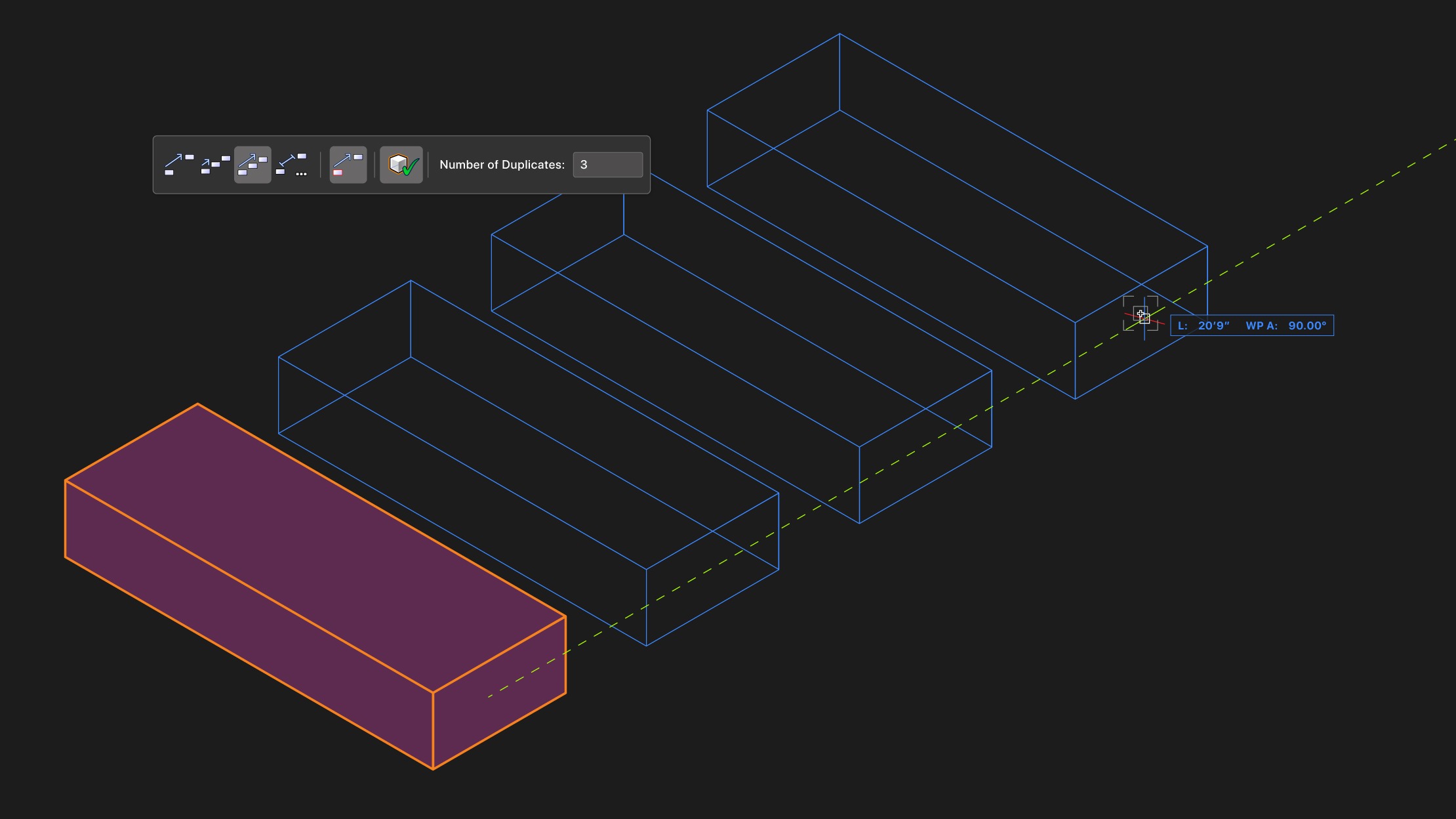 Duplicate Array and Move by Points