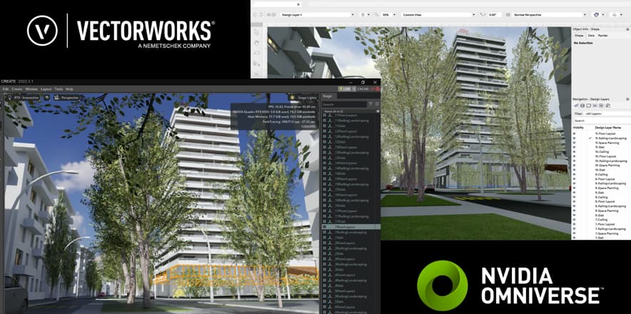 Vectorworks Connection to NVIDIA Omniverse Expands Designers' Opportunities in the Metaverse 