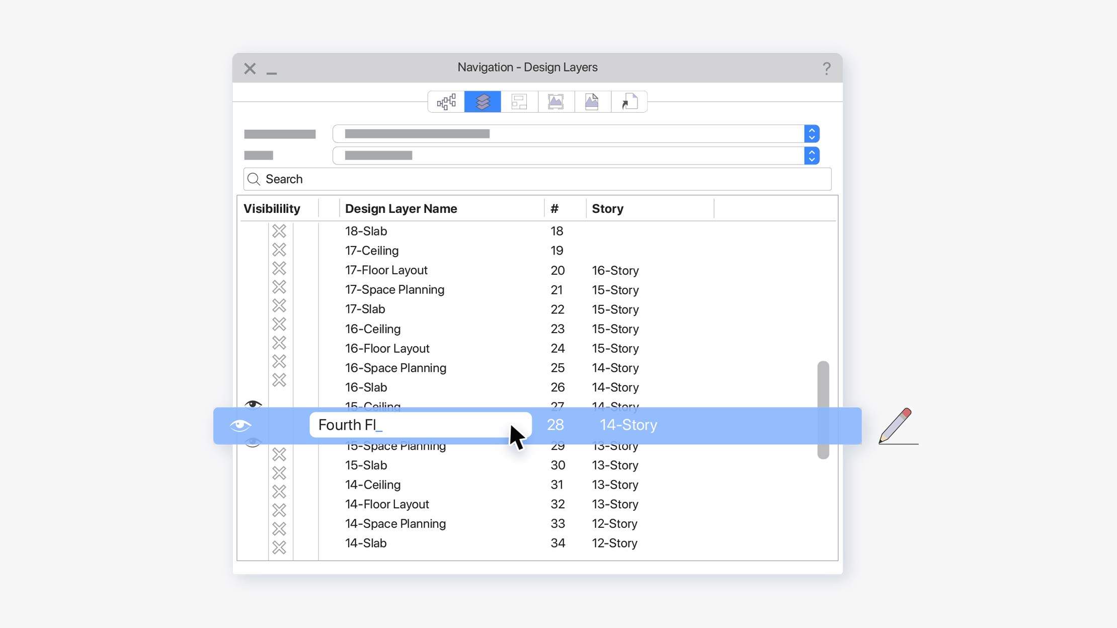 List Browser Direct Editing