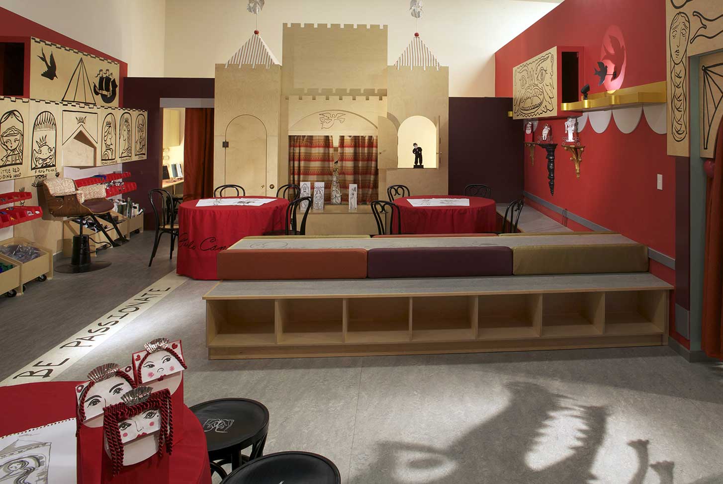 Castle room inside Young at Art Musem Castle room inside Young at Art Musem