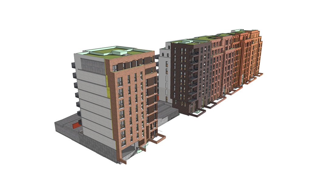 BIM model courtesy of KBNK Architects