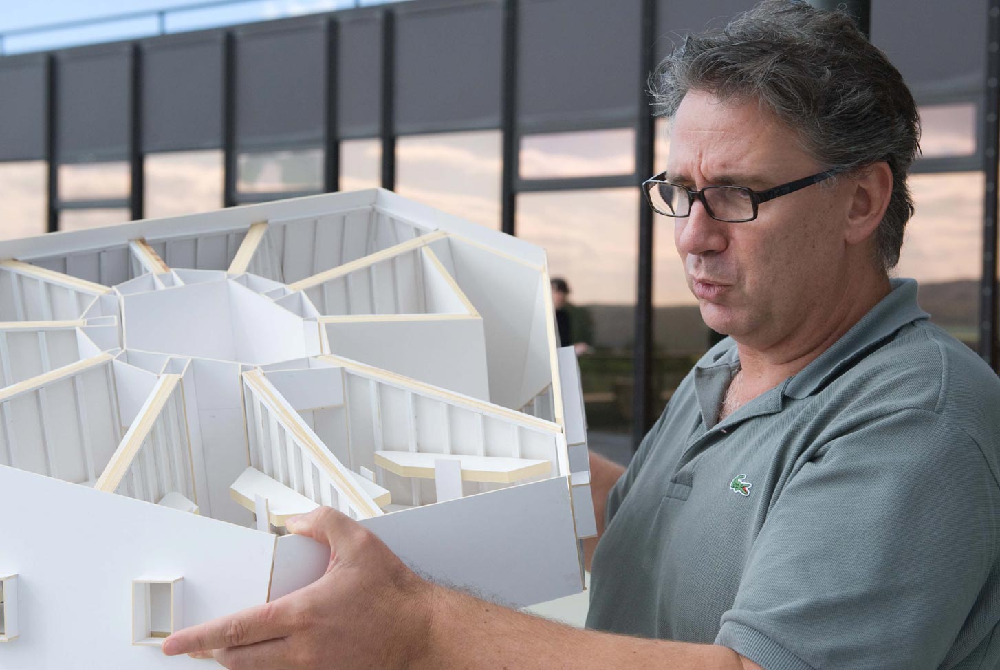 model of Monte Rosa Hut