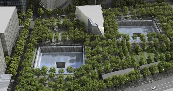 Rendering of September 11th memorial